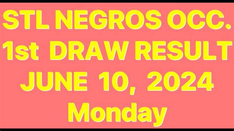 stl n negros|STL RESULT TODAY .